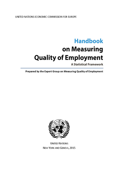 Handbook on Measuring Quality of Employment
