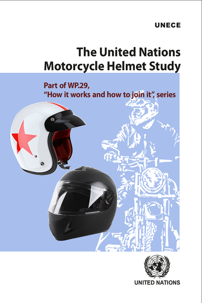 The United Nations Motorcycle Helmet Stud