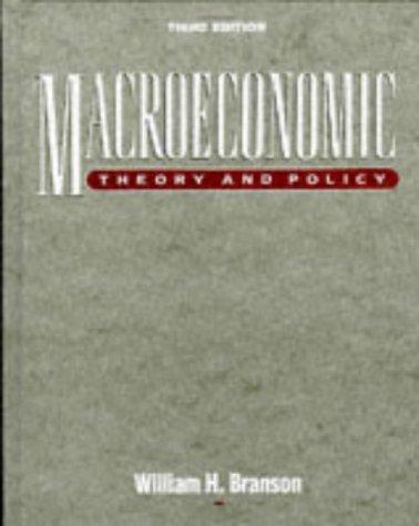 Macroeconomic Theory and Policy