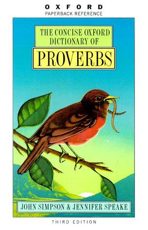 Concise Oxford Dictionary of Proverbs