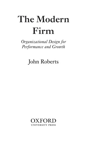 The Modern Firm