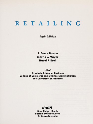 Retailing