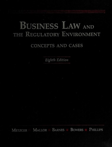 Business Law and the Regulatory Environment