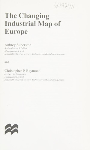 The Changing Industrial Map of Europe