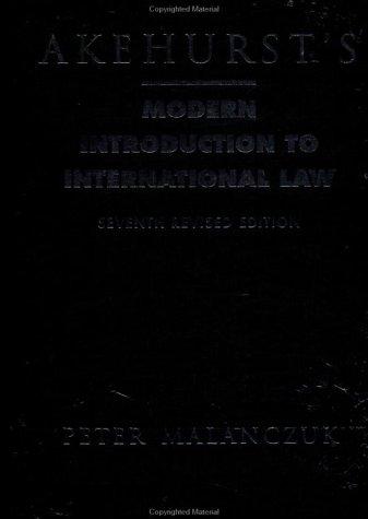 Akehurst's Modern Introduction to International law