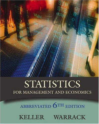 Statistics for Management and Economics