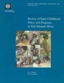 Review of Early Childhood Policy and Programs in Sub-Saharan Africa