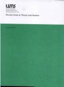 Poverty Linies in Theory and Practice