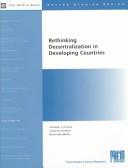 Rethinking Decentralization in Developing Countries