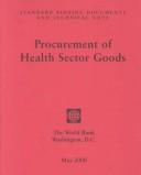 Procurement of Health Sector Goods