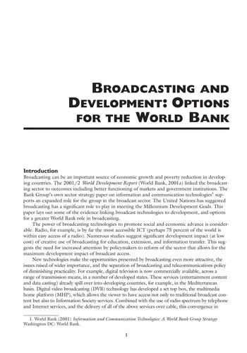 Broadcasting and Development
