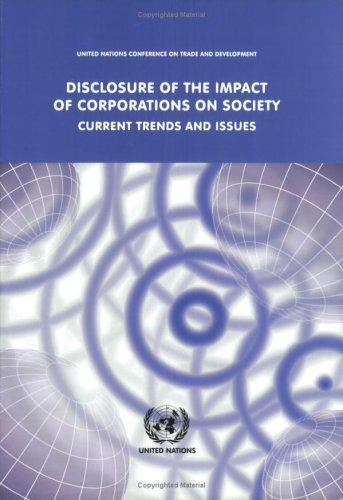 Disclosure of the Impact of Corporations on Society
