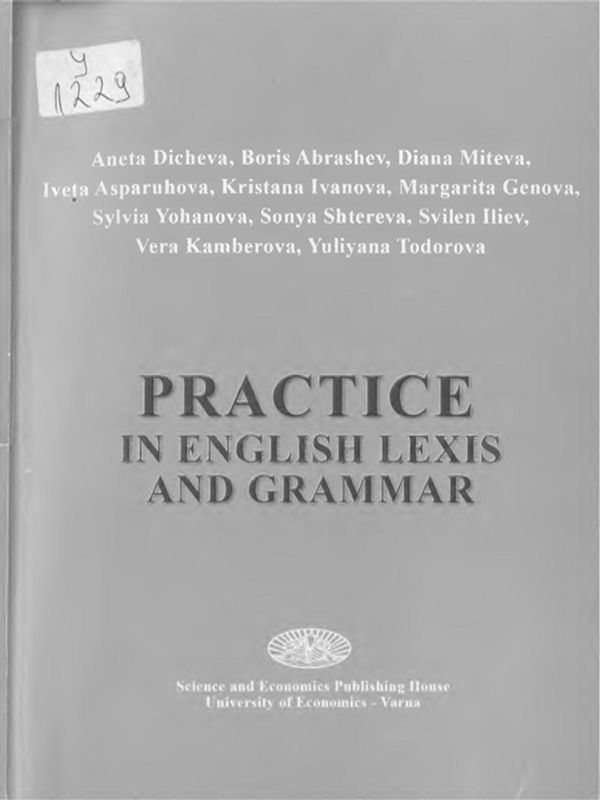 Practice in English Lexis and Grammar