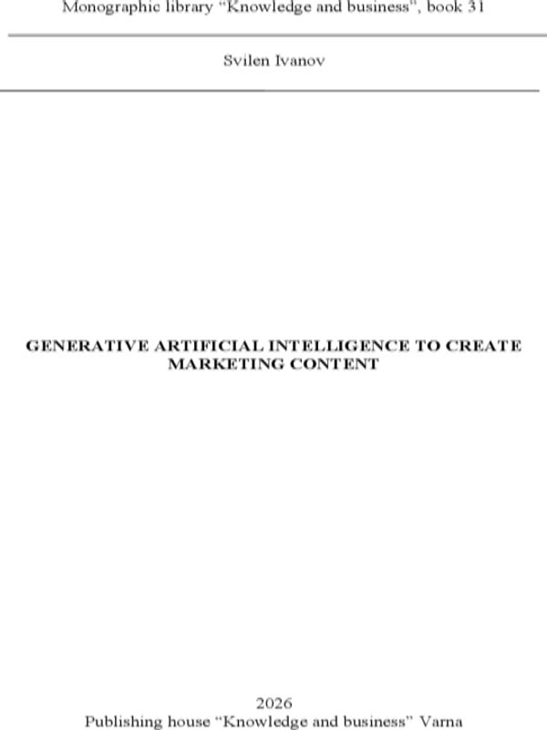 Generative Artificial Intelligence to Create Marketing Content