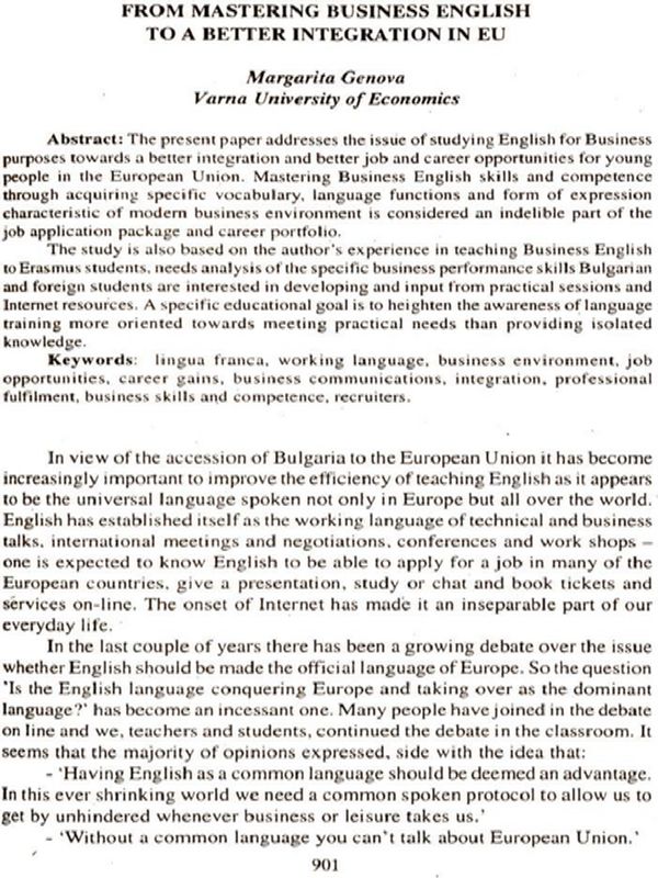 From mastering business English to a better integration in EU