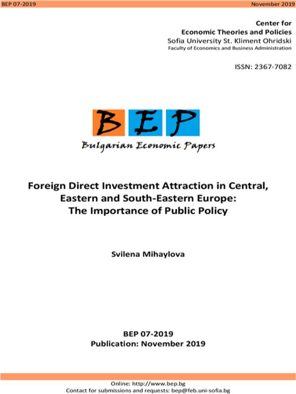Foreign Direct Investment Attraction in Central, Eastern and South-Eastern Europe: The Importance of Public Policy