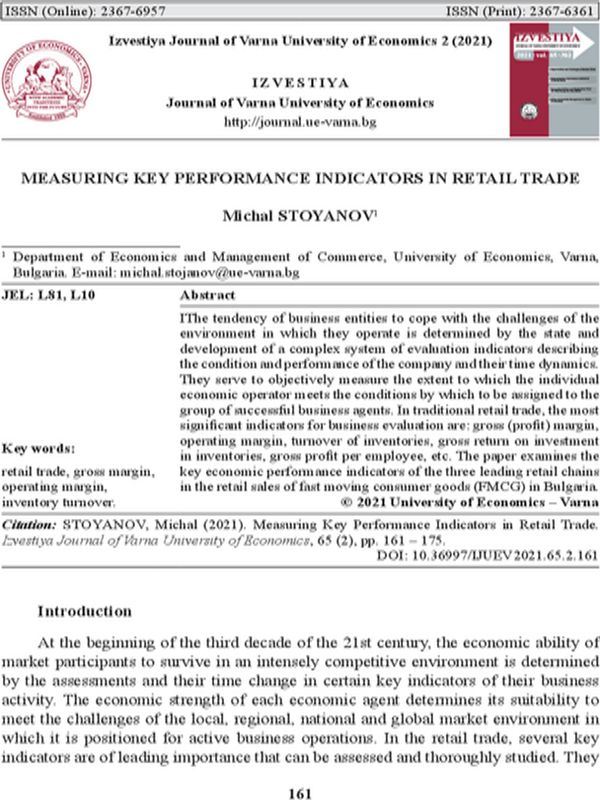 Measuring Key Performance Indicators in Retail Trade