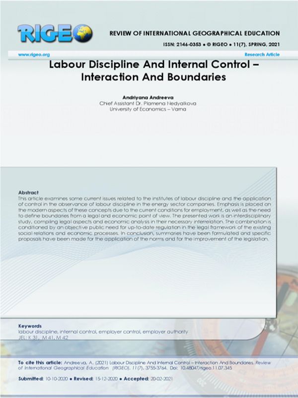 Labour Discipline and Internal Control - Interaction and Boundaries