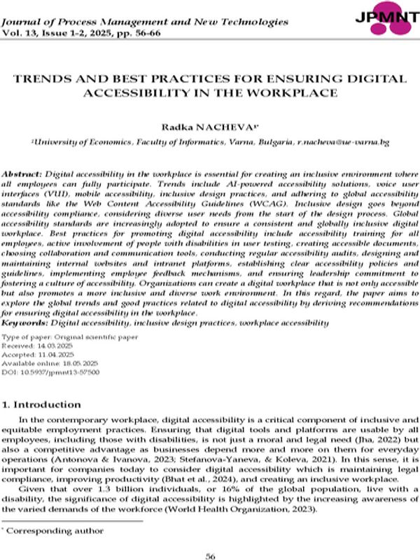 Trends and Best Practices for Ensuring Digital Accessibility in the Workplace