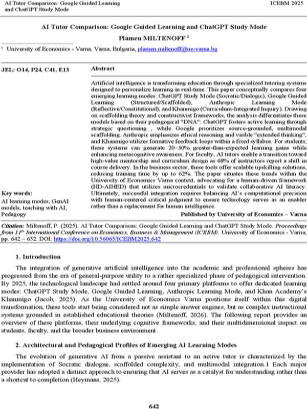 AI Tutor Comparison: Google Guided Learning and ChatGPT Study Mode