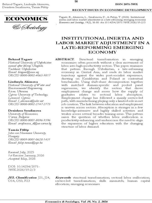 Institutional Inertia and Labor Market Adjustment in a Late-Reforming Emerging Economy